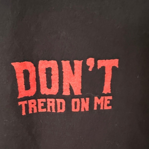 Grunt Style Black Tee with Vibrant Snake Design - Picture 3 of 6